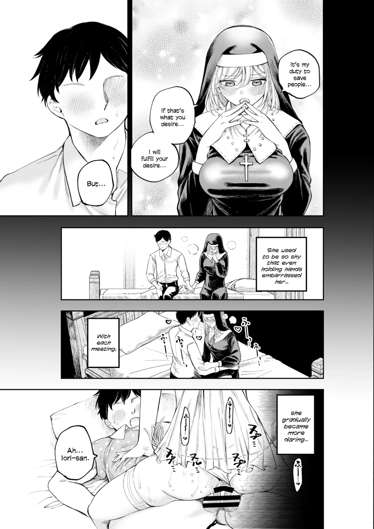 Hentai Manga Comic-Until I fell into depravity with the nun-Read-28